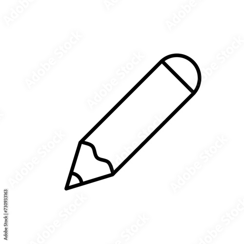 Vector illustration of a pencil.