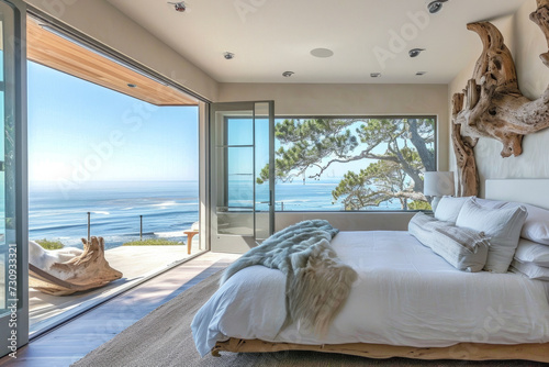 Spacious Oceanview Bedroom With Large Bed © koala studio