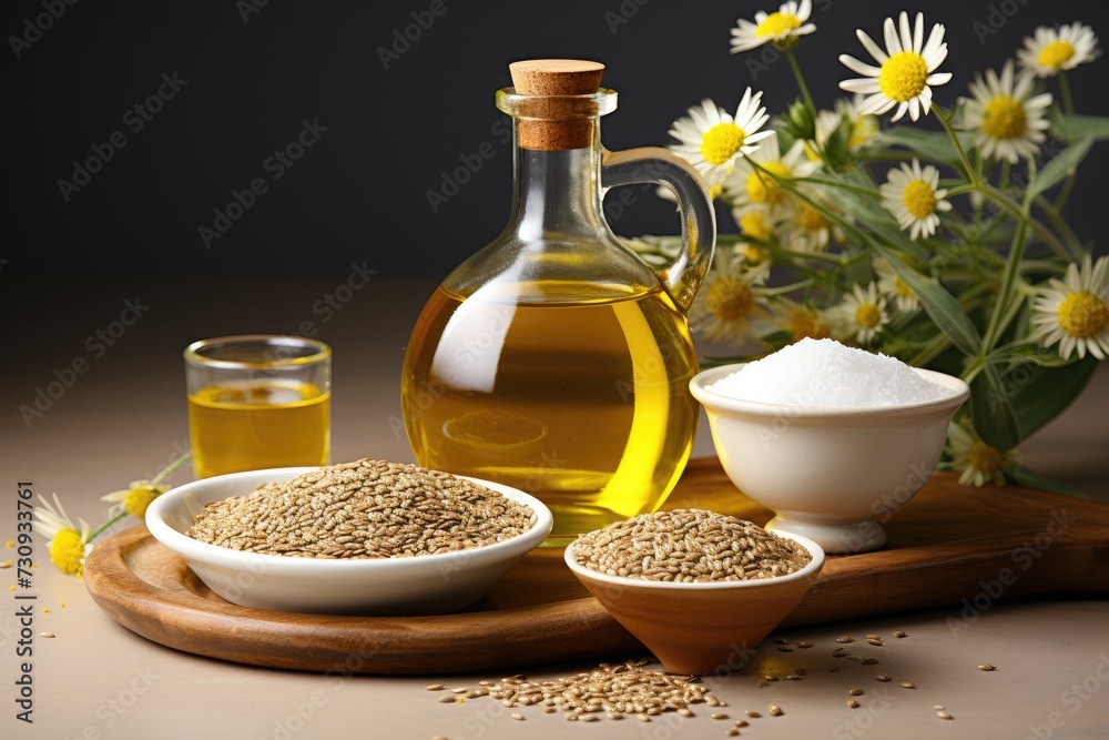 sesame oil extract with isolated kitchen table professional advertising food photography sesame oil extract with isolated kitchen table professional advertising food photography