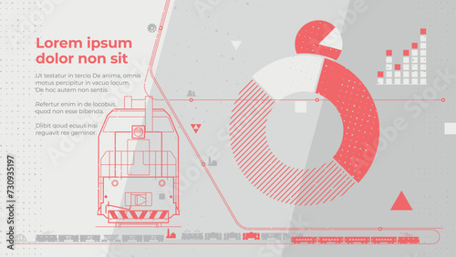 Background or cover on the economics of rail transport