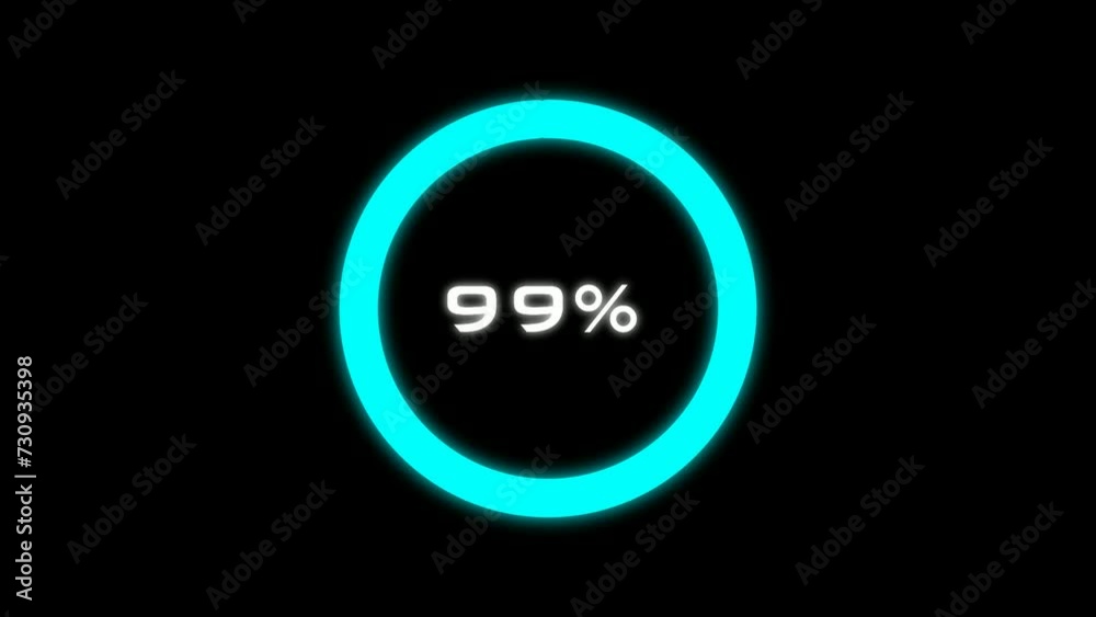 Video of Animation Science Futuristic Loading Circle Ring. Loading Transfer Download 0-100% in blue science effect. Video of Animation Science Futuristic Loading Circle Ring. Loading Transfer Download 0-100% in blue science effect.