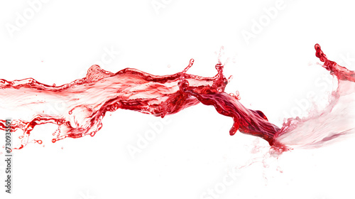 a red liquid splashing on a transparent background