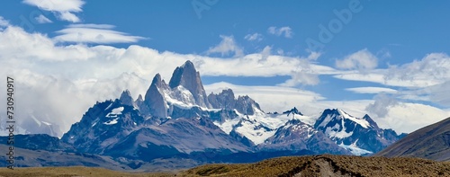 iconic patagonia: fitz roy panorama during summer months