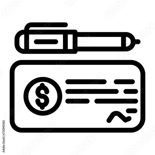 cheque,