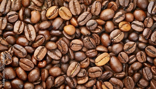 roasted coffee beans texture