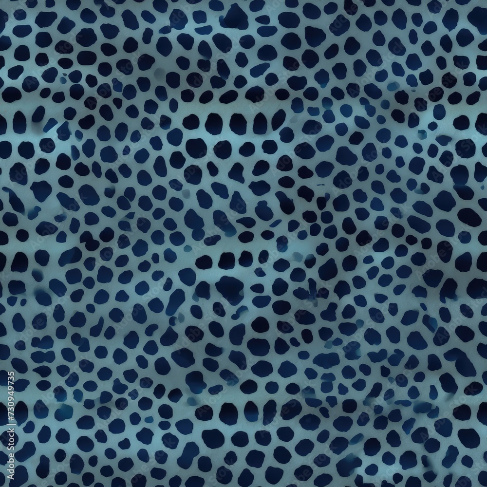 Blue Leopard Print Pattern with Spotted Texture. Close-up of a blue leopard print with detailed spotted texture. Blue Leopard Print Pattern with Spotted Texture. Close-up of a blue leopard print with detailed spotted texture.