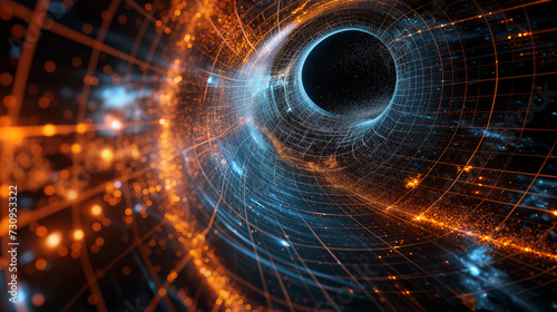 Radiation interaction in near space.