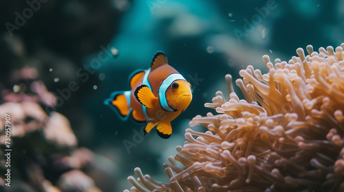 Clownfish in marine aquarium © Nate