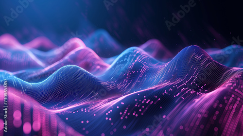 blue, purple, digital, abstraction, wave, background, smoke, steam, fog, design, print, paper, packaging, fabric, textile, wallpaper, postcard, poster, elegant, luxury, fashion, line, technology, futu photo