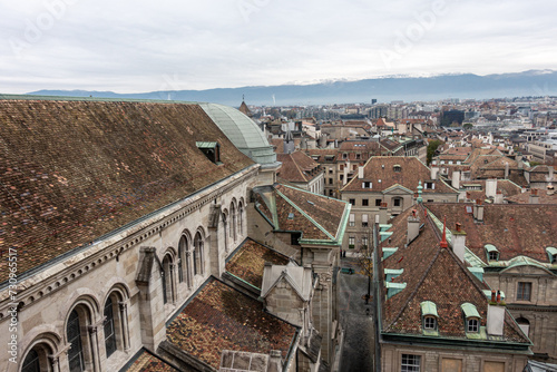 views over geneva switzaland  photo