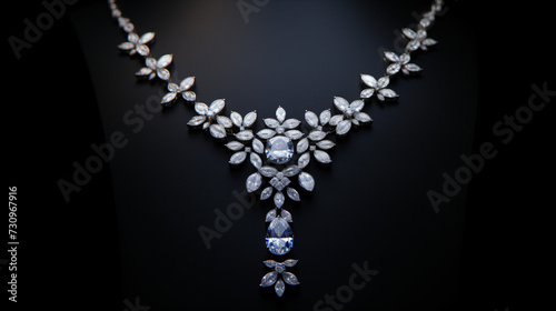 Expensive diamond necklace.