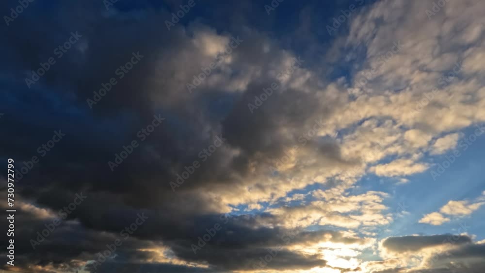 timelapse of beautiful sundown nebulosity clouds for weather forecast timelapse of beautiful sundown nebulosity clouds for weather forecast