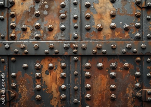 old metal door