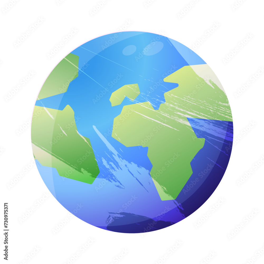 symbol of earth planet, globe on white background, blue and green vector of word symbol of earth planet, globe on white background, blue and green vector of word