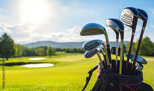 A Detailed Look at the Bag of Golf Clubs photo