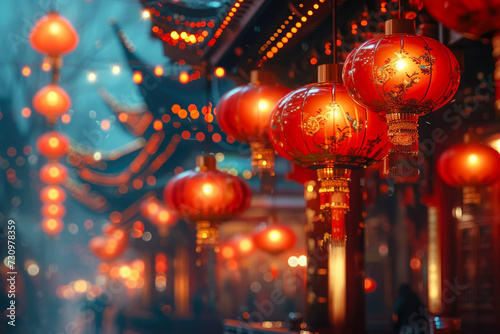 Vibrant Chinese New Year Night