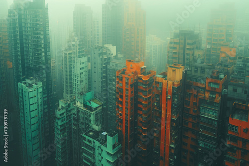 Urban Jungle  High-Rise Cityscape