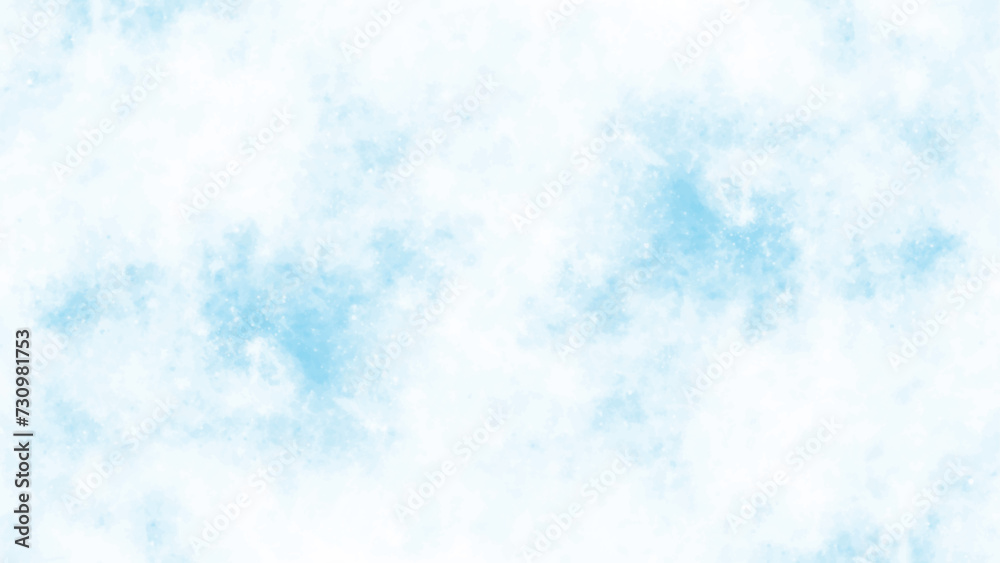 blue watercolor background. white blue space watercolor texture. 