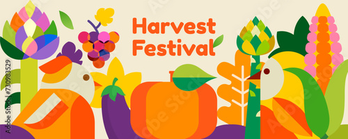 Banner for farmers market, harvest festival,
food fair, local store or supermarket. Suitable as a banner, advertisement or sign.
This design will definitely make your project stand out.