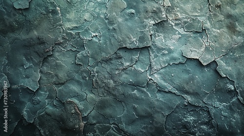 Aquamarine background on cement floor texture 