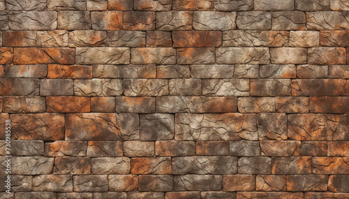 Background of stone wall texture, 3d illustration