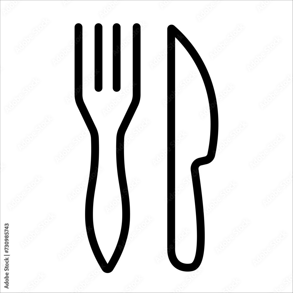 fork and knife icon vector illustration symbol fork and knife icon vector illustration symbol