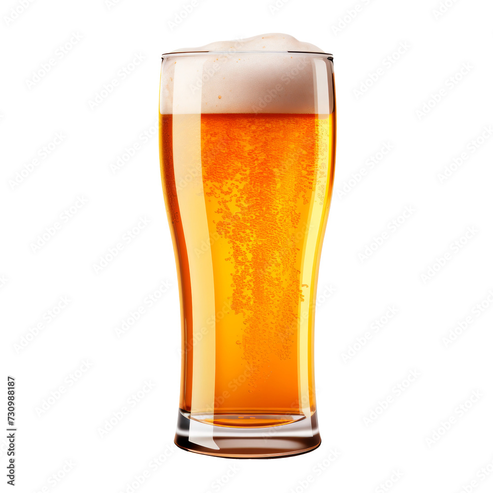 Glass of beer. Isolated on transparent background. Glass of beer. Isolated on transparent background.