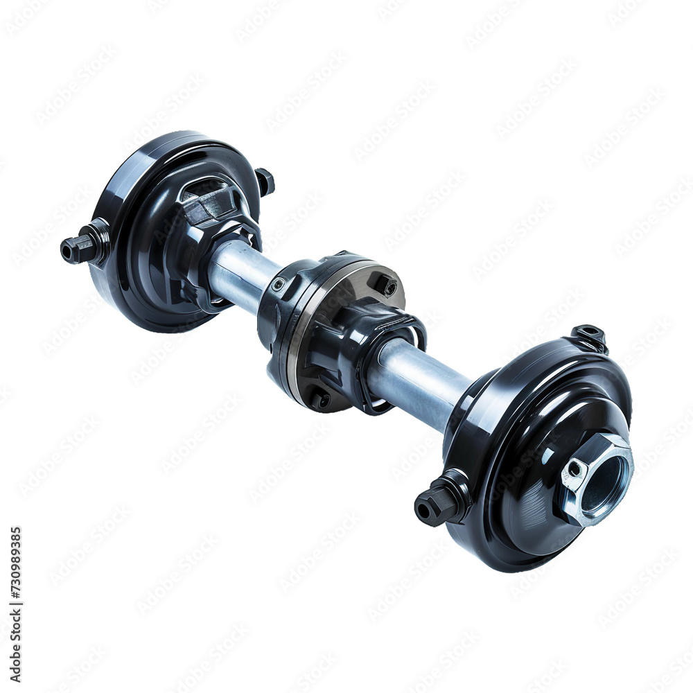 Axle, transparent background, isolated image, generative AI