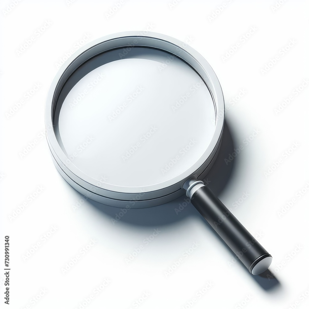 magnifying glass isolated on white background magnifying glass isolated on white background