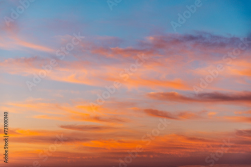 Beautiful colorful clouds during sunset © Collab Media