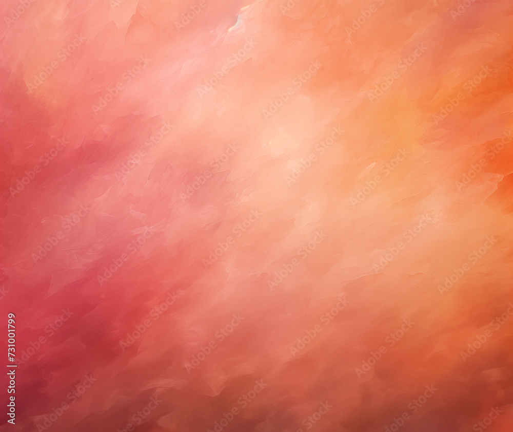Fototapeta premium Abstract pink and orange background, texture of paint, GenerativeAI, oil color wallpaper