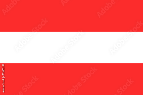 National flag of Austria vector photo