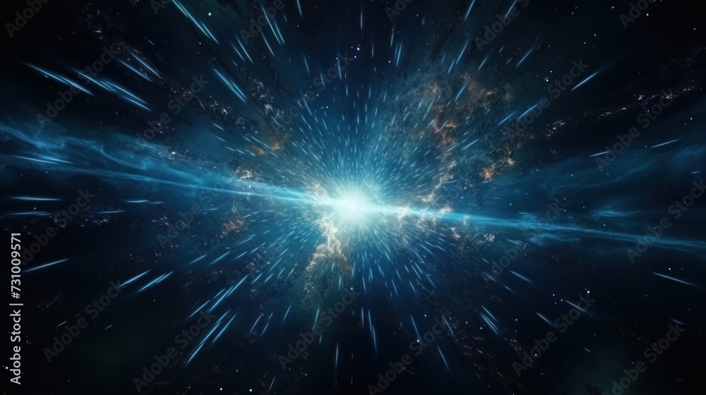 Abstract Particle Moving In The Sci-fi Space Wallpaper, Background Abstract Particle Moving In The Sci-fi Space Wallpaper, Background
