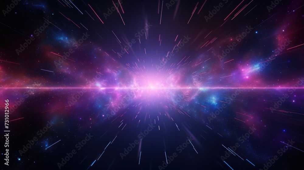 Abstract Particle Moving In The Sci-fi Space Wallpaper, Background Abstract Particle Moving In The Sci-fi Space Wallpaper, Background
