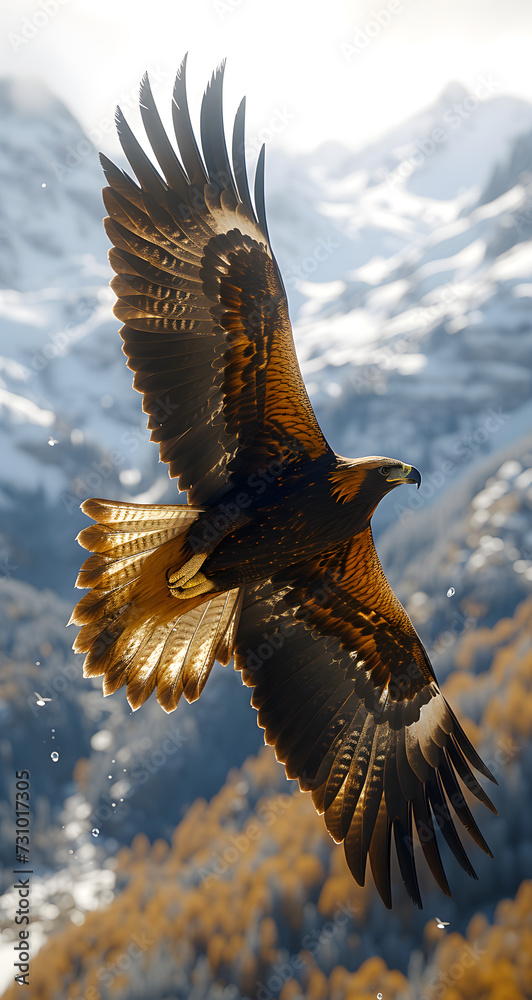Obraz premium eagle in flight
