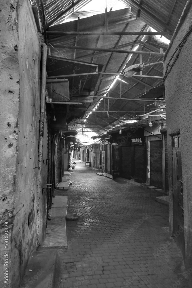 Fototapeta premium Traditional Souq in the Medina of Marrakesh, Morocco