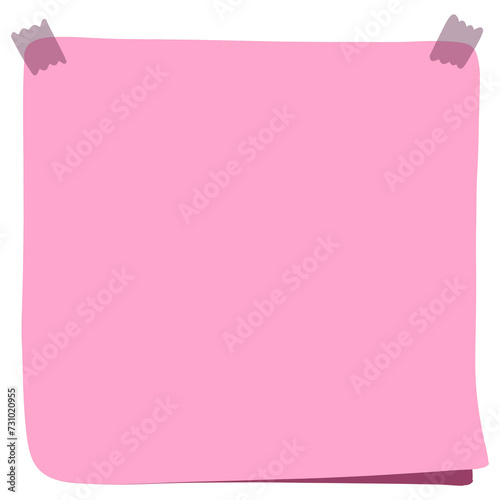 Sticky Note Pink set1 © Sallythewitchart
