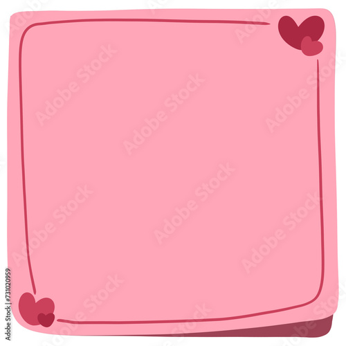 Sticky Note Pink set1 © Sallythewitchart