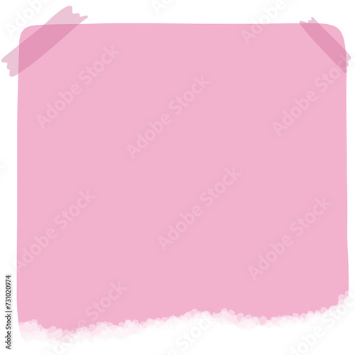 Sticky Note Pink set1 photo