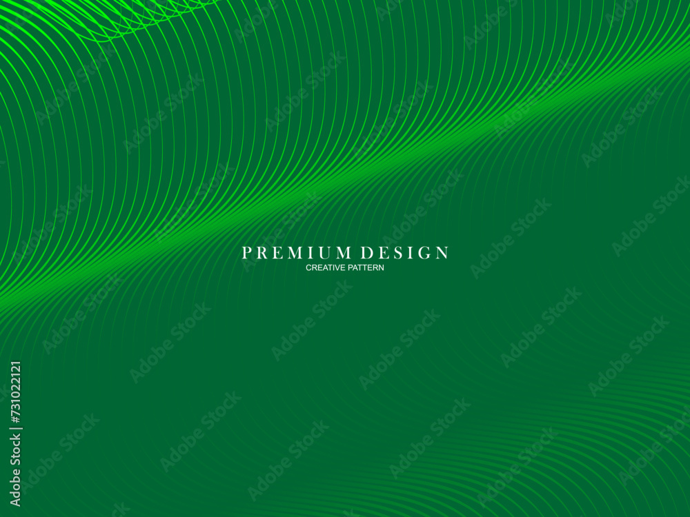 Premium minimal cover design. Cool halftone gradient. Future geometric template. Green wave lines pattern background. Premium minimal cover design. Cool halftone gradient. Future geometric template. Green wave lines pattern background.