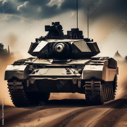 tank on the battlefield © urra