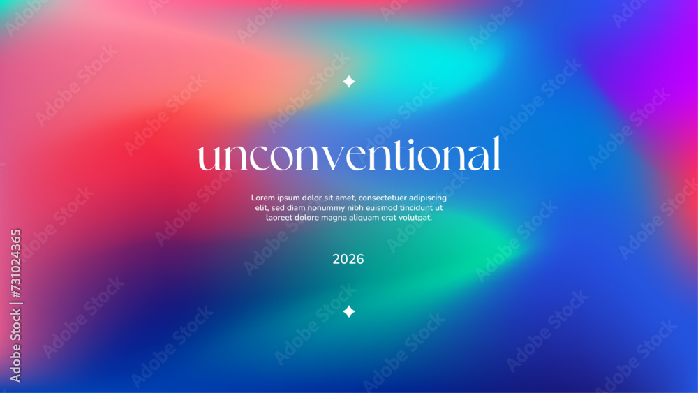 Fototapeta premium Colorful Abstract Art with Gradient Background and Blurred Effect
