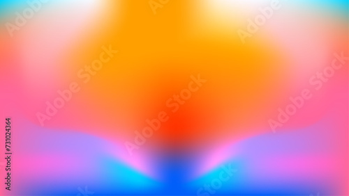 Colorful Abstract Art with Gradient Background and Blurred Effect