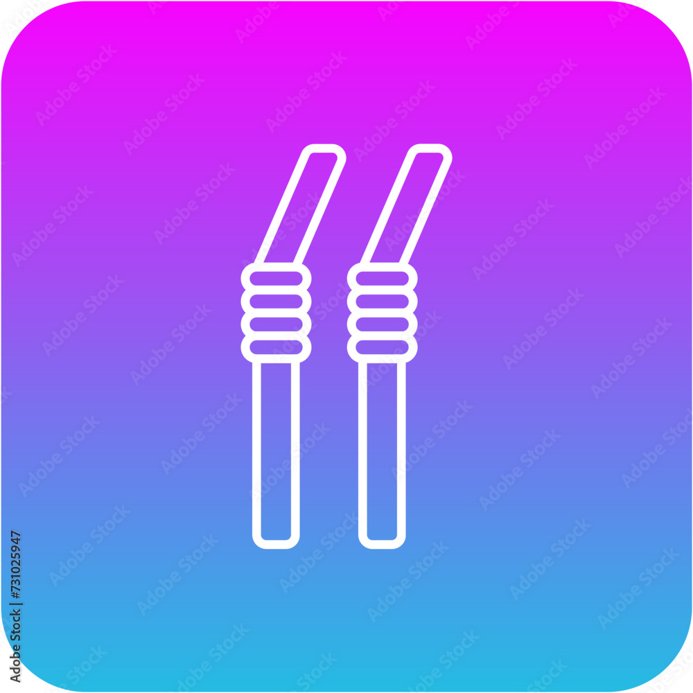 Plastic Straw Icon