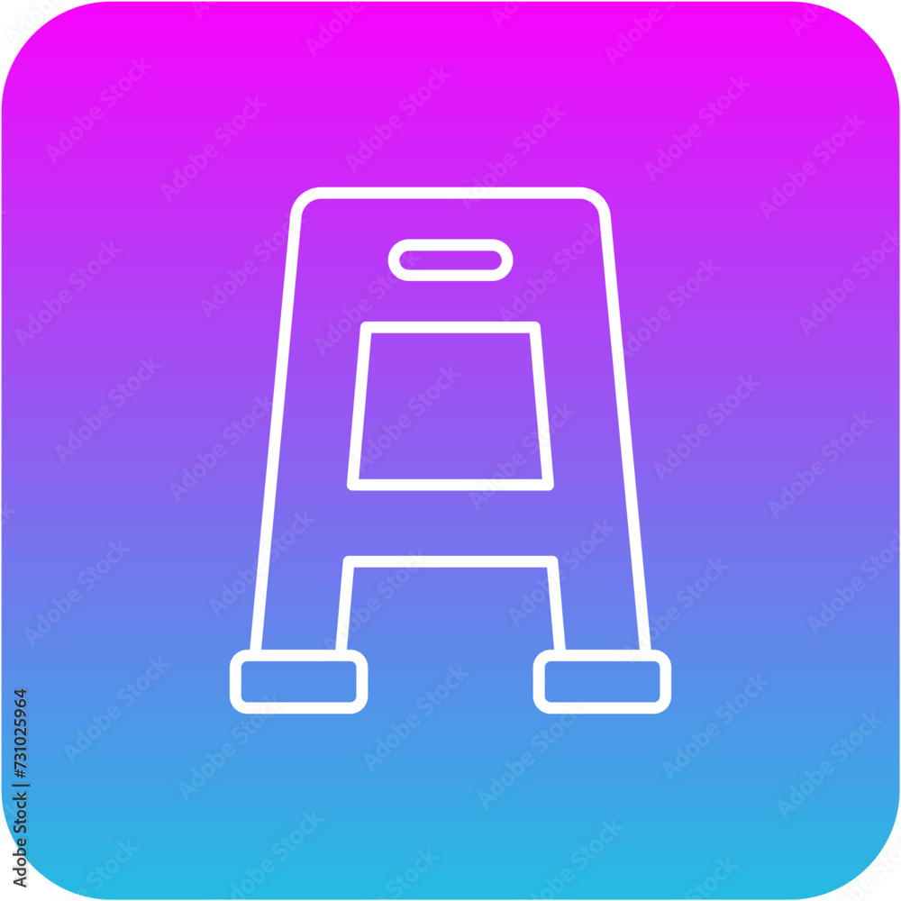 Plastic Stool Icon Plastic Stool Icon