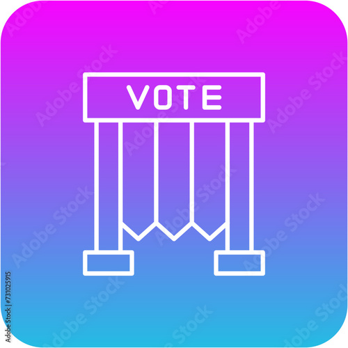 Voting Booth Icon