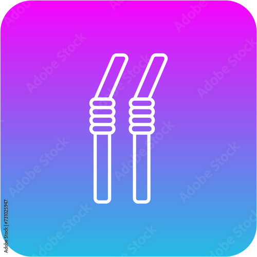 Plastic Straw Icon