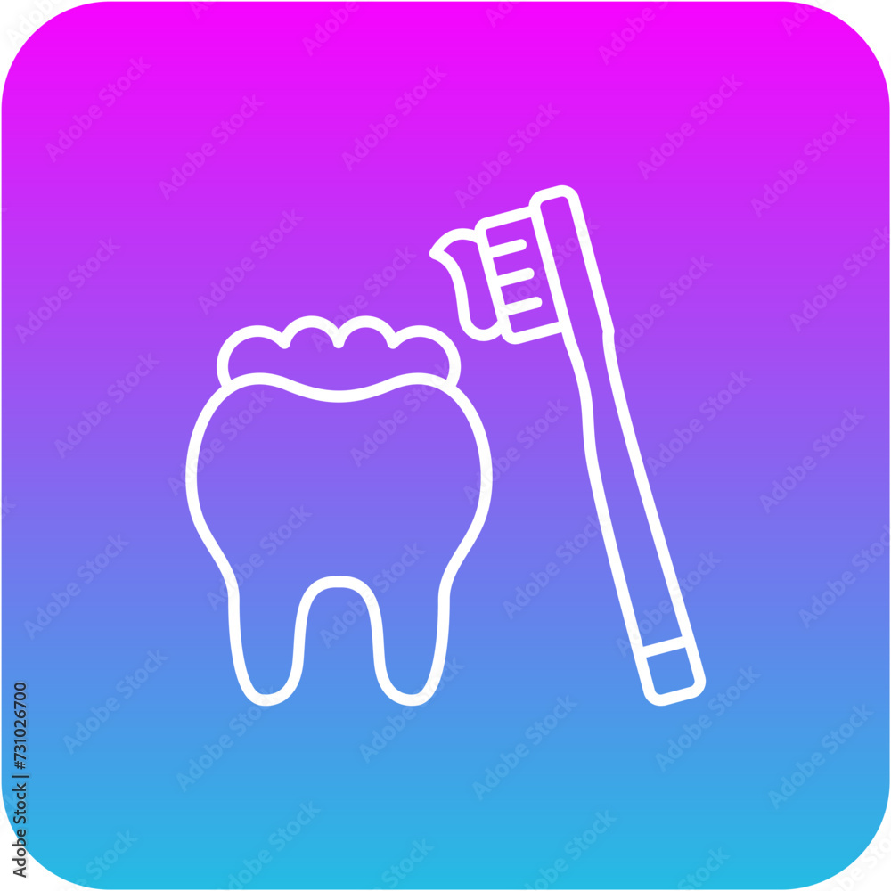 Teeth Brushing Icon Teeth Brushing Icon