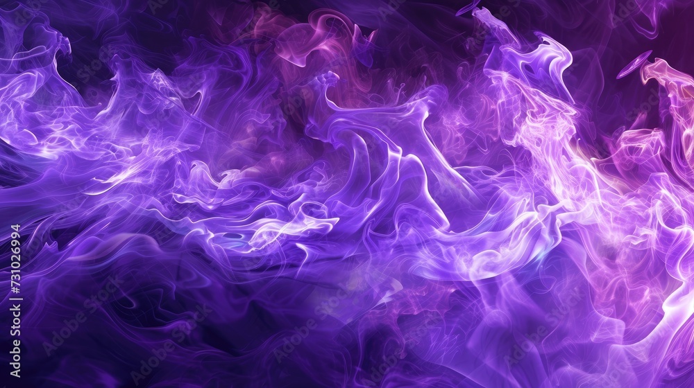Purple fire painted texture, abstract purple fire and smoke background design