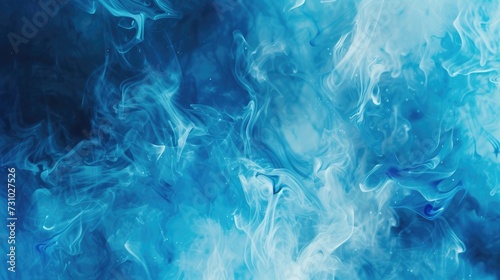 Blue fire painted texture, abstract blue fire and smoke background design